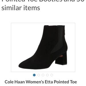 Cole Haan Women's Etta Black Ankle Booties